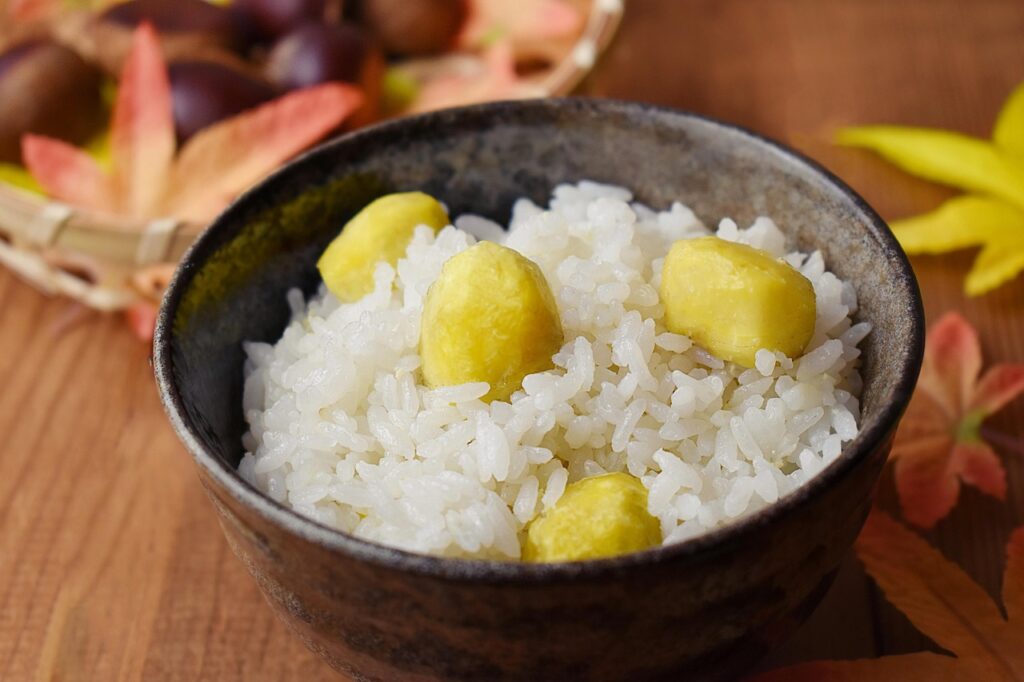 rice, kuri gohan, japanese cuisine, food, dish, rice, rice, rice, rice, rice